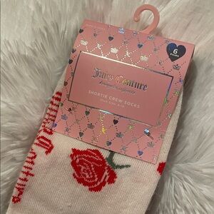 Juicy Couture Socks - 6 - pack